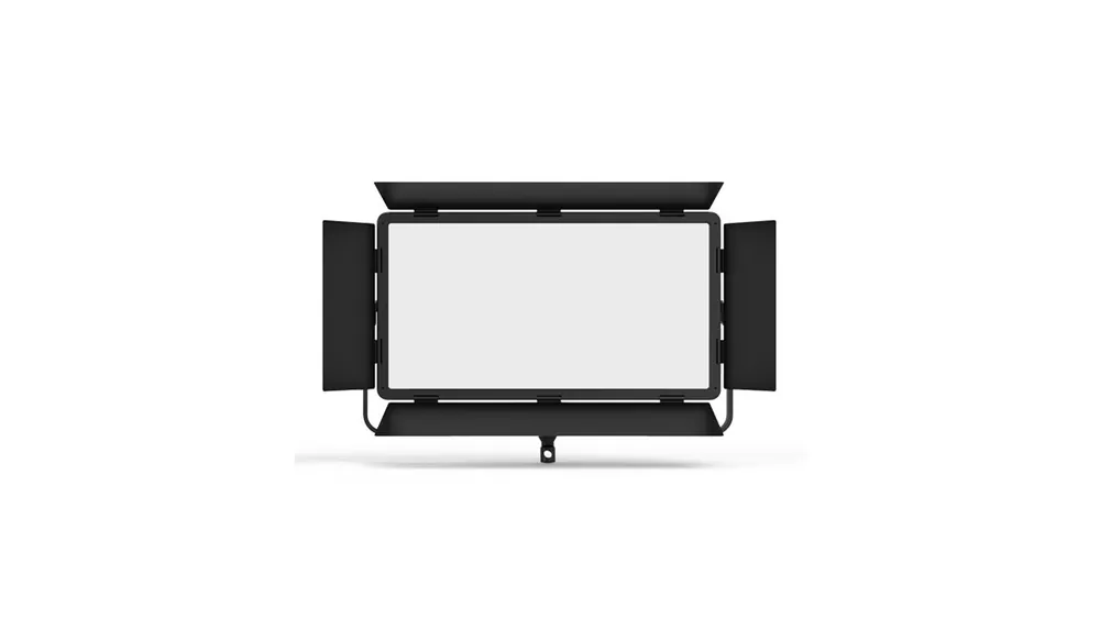 Bi-color SMD studio panel LED light SWIT CL-120D with dimmer and barndoors Esclusivo