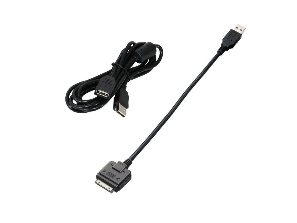 Novità Alpine KCU-445i Cavo di connessione per iPhone/iPod + Prolunga USB 2 mt