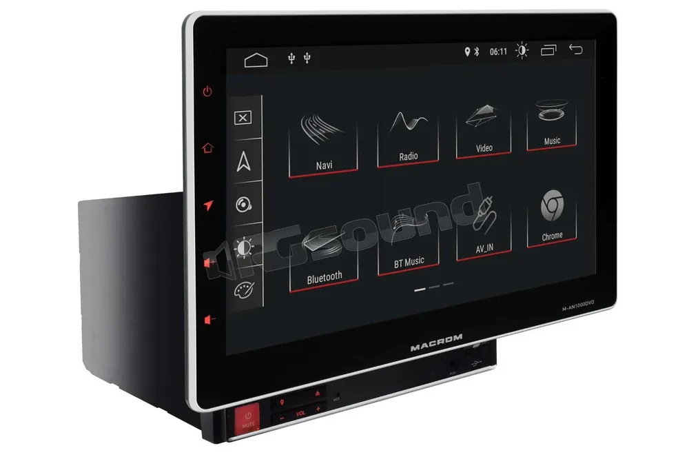Macrom M-AN1000DVD autoradio 2 din Android 8.1 da 10.1‘‘ con DVD, Wifi e GPS Ultima Occasione