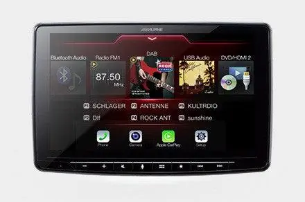 Alpine ILX-F903D-312-I Media Station 9‘‘ per FIat 500 con DAB, Apple CarPlay e Android Auto, colore AVORIO Reso Gratuito