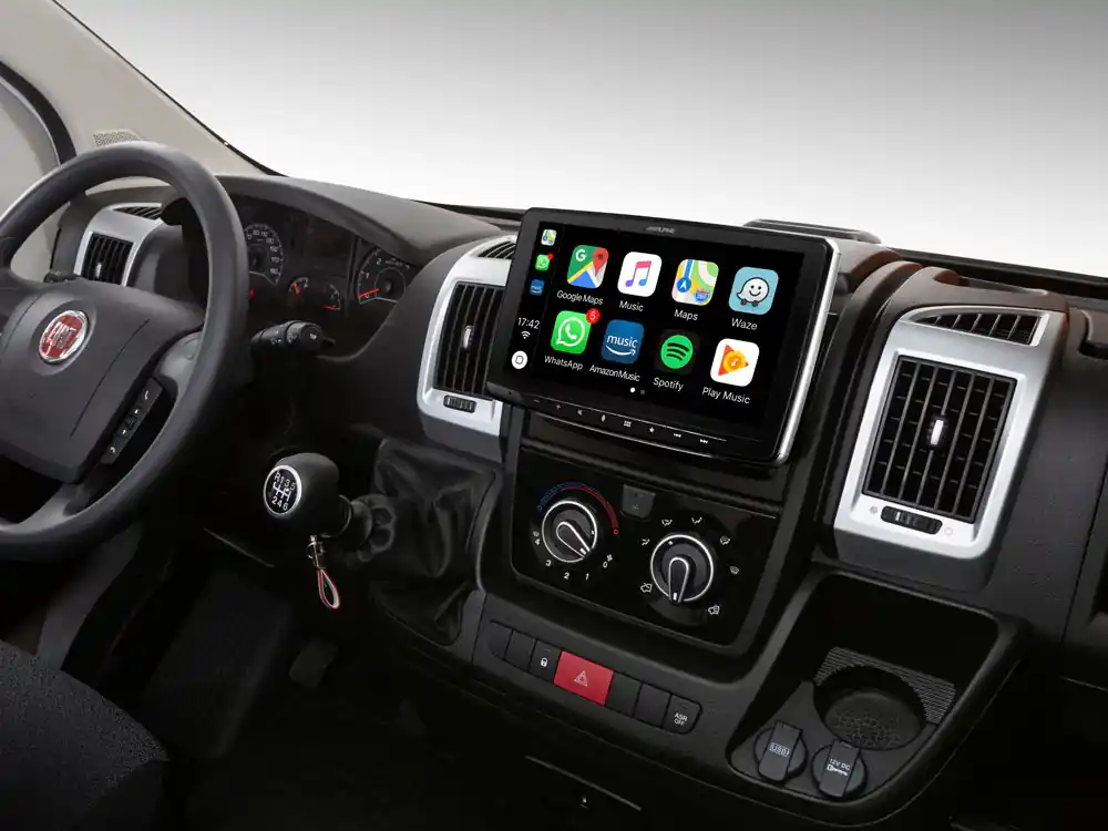 Promozione Alpine iLX-F903-DU autoradio 9" per Fiat Ducato 3, Citroën Jumper 2 e Peugeot Boxer 2 con predisposizione radio