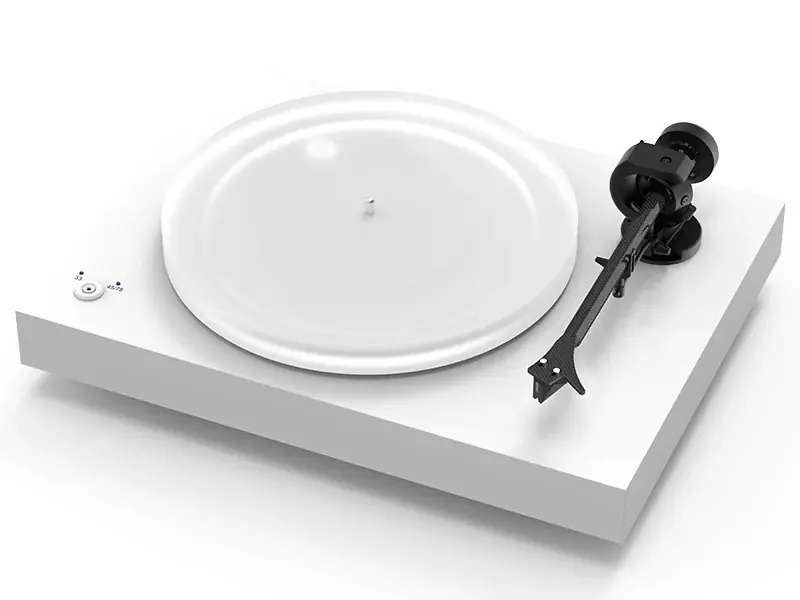 Pro-ject X2 Giradischi HIFI Braccio diritto da 9" BIANCO SATINATO, circuito elettronico di regolazione (senza testina) Ultimissimo Modello