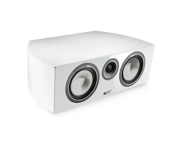 Canton Vento 866.2 Center diffusore acustico centrale colore Bianco 3 Vie, sistema Bass-Reflex su stand Promozione Esclusiva