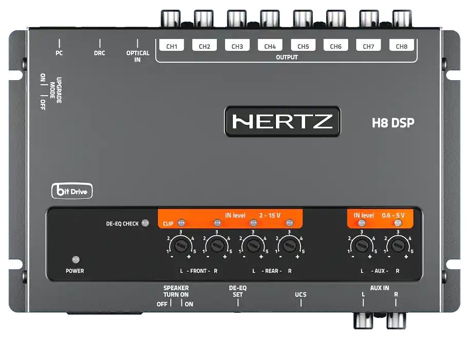 Hertz H8 DSP DRC processore digitale 6 ingressi 8 uscite + DRC HE remote Acquista Ora