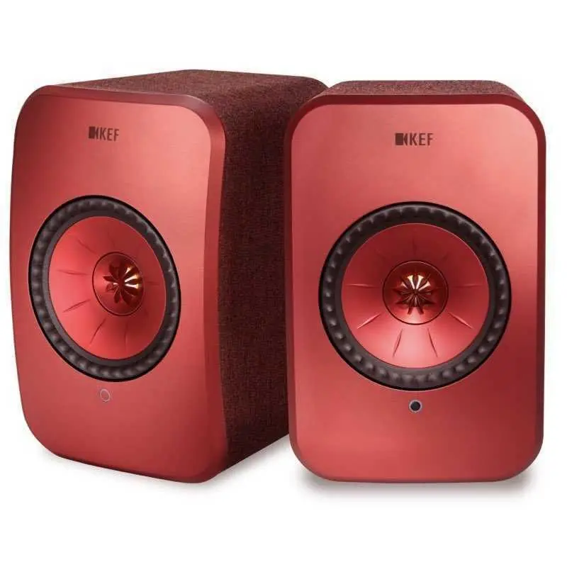 Reso Gratuito KEF LSX wireless RED sistema altoparlanti attivi hifi multiroom bluetooth e wifi