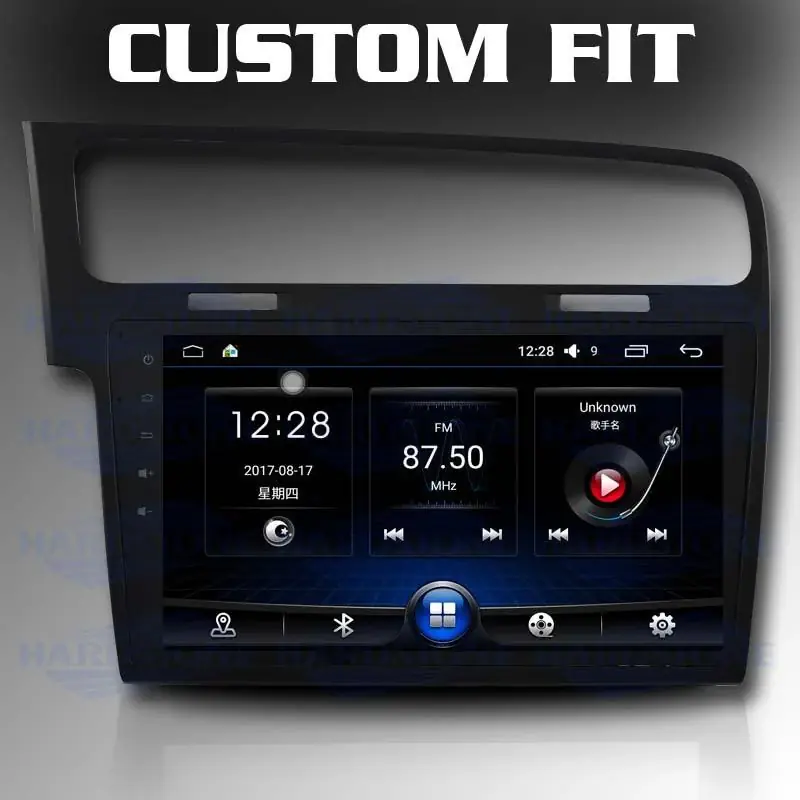 Hardstone HS VWG03-ELC4 autoradio per VW Golf 7, ANDROID 10 OCTACORE Solo Oggi