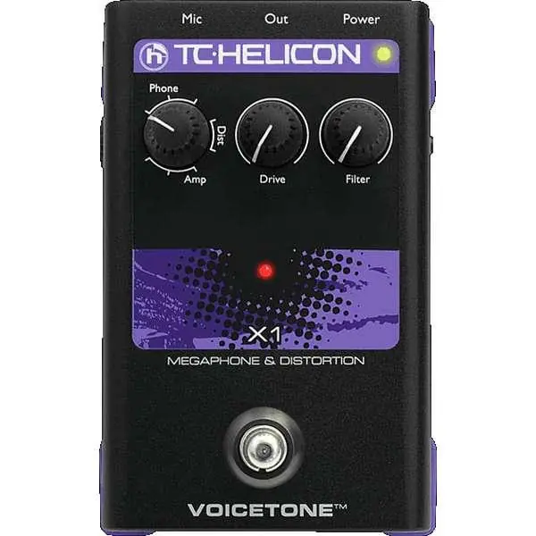 TC HELICON VOICETONE X1 PROCESSORE DI EFFETTI MEGAFONO E DISTORSIONE PER VOCE EX-DEMO Must-Have