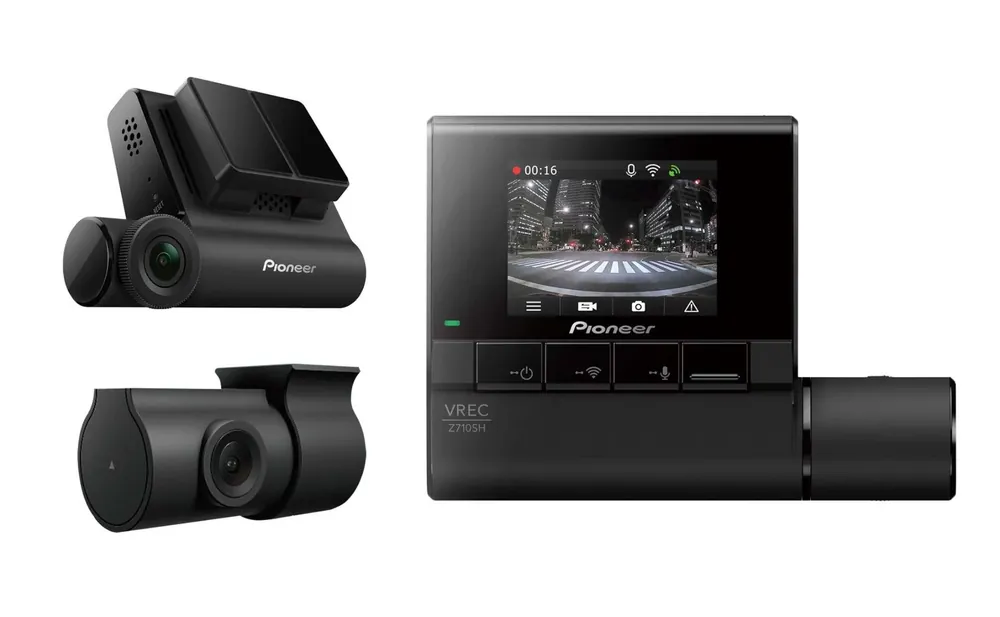Prezzo Ridotto Pioneer VREC-Z710SH Telecamera da plancia a 1 canale, Full HD, 27,5 fps. Visione di 160°
