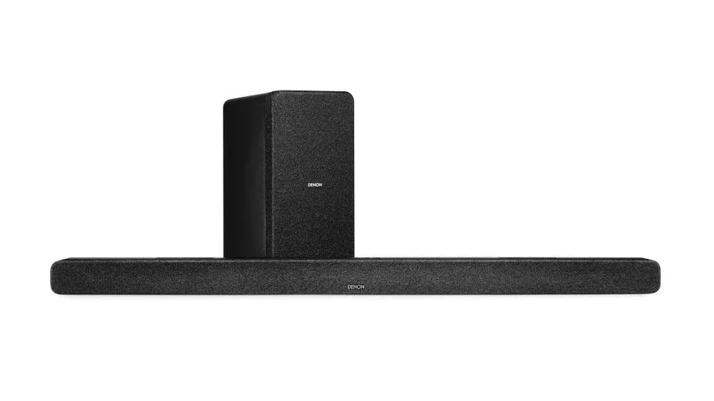 Novità Denon DHT-S517 Sistema di SOUNBAR in configurazione 3.1.2 composto da soundbar e subwoofer wireless