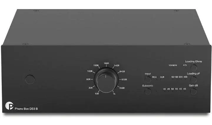 Pro-ject PHONO BOX DS3 B Phono BOX Ingressi e uscite XLR bilanciati per testine MM e MC Esclusivo