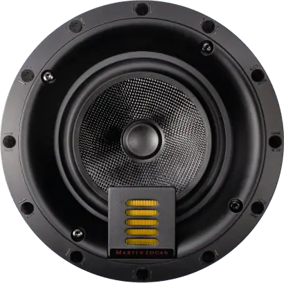 MARTIN LOGAN MC6 diffusori soffitto rotondi 2 vie Folded Motion coppia 150w Promo Stagionale