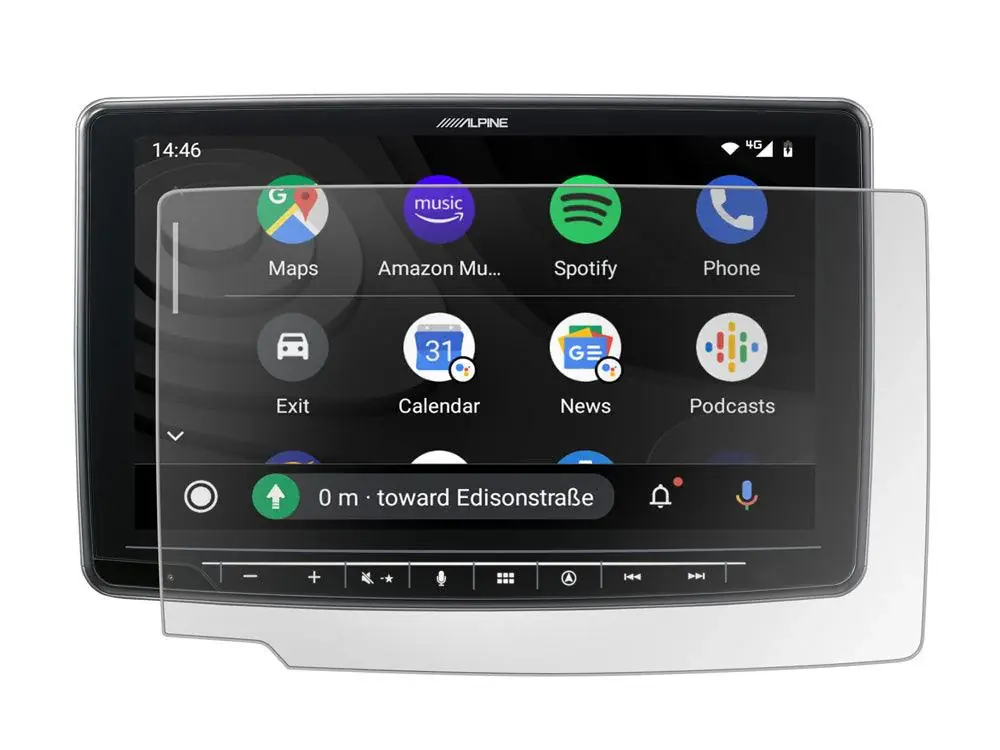 Alpine KTX-HF9 Pellicola protettiva antiriflesso per schermo touch di Alpine Halo9 ILX-F903D, F904D Popolare