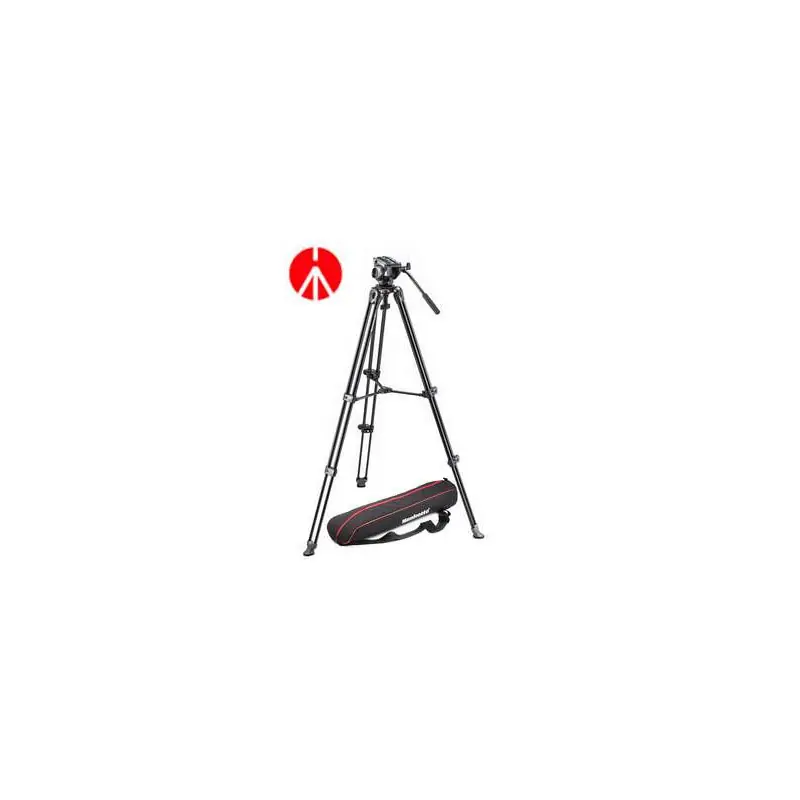 Direttamente Dal Produttore MVK500AM Manfrotto Kit 500, treppiede telescopico a doppio tubo MVT502AM sacca