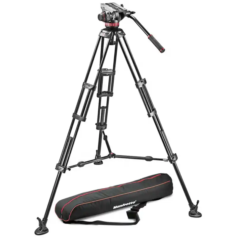 Kit 502 Manfrotto treppiede 546BK, stabilizzatore 537SPRB Nuova Collezione