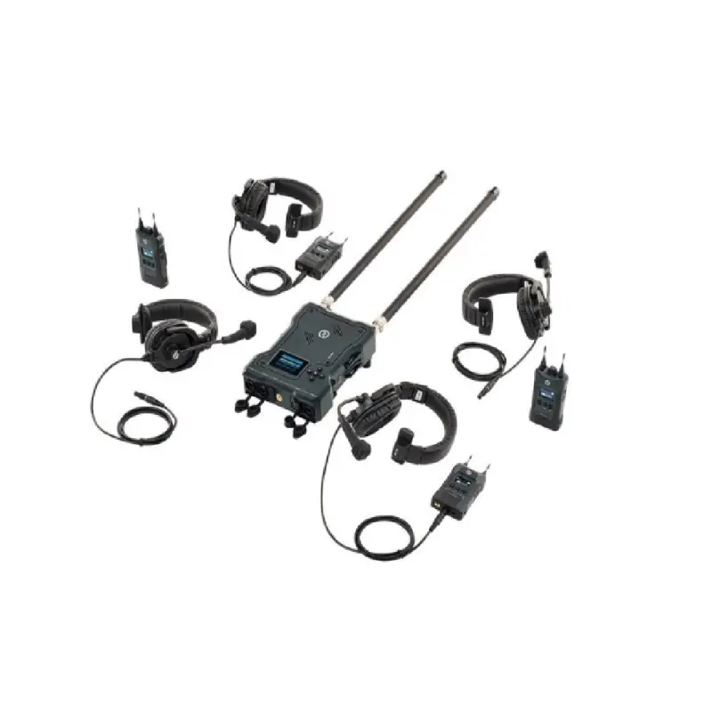 SOLIDCOM M1-4B Hollyland Full Duplex Wireless Intercom System con 4 Belt Packs Consegna Rapida
