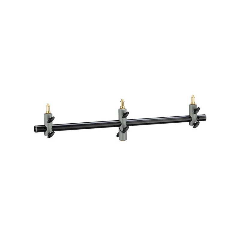 Compra Adesso Barra nera portamicrofono / lamp 3 attacchi MANFROTTO