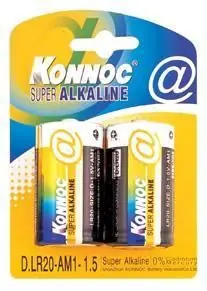 Blister 2 Batterie Torcia D Alcalina LR20 Prezzo Ridotto
