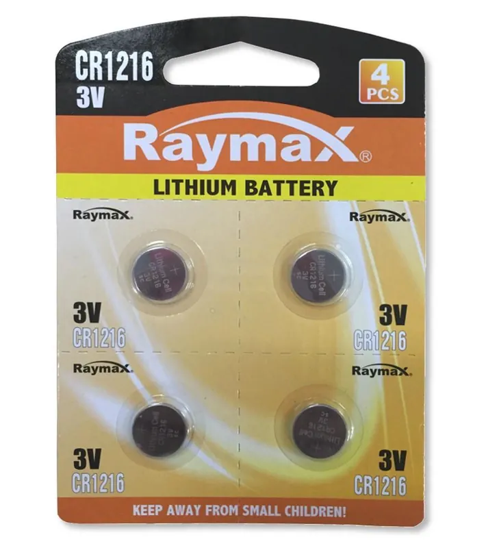 Professionale Batterie a bottone Litio CR1216 (set 4 pz)