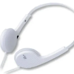 Economico Cuffia Stereo Alta Qualità con Microfono Bianca