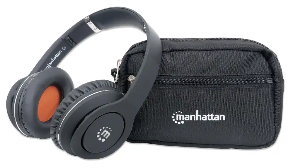 Cuffia Stereo Fathom Wireless con Microfono Nera Saldi