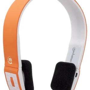 Esclusivo Cuffie Wireless Freestyle con Microfono Arancione