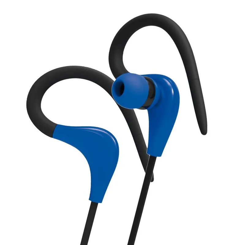 Auricolari Stereo Active con Microfono Nero / Blu Promo Stagionale