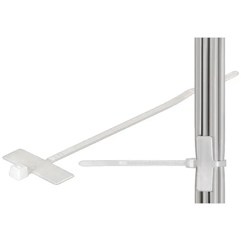 Fascette Fermacavi 100x2,5mm con Targhetta 25x8mm 100 pz Bianco Più Venduto