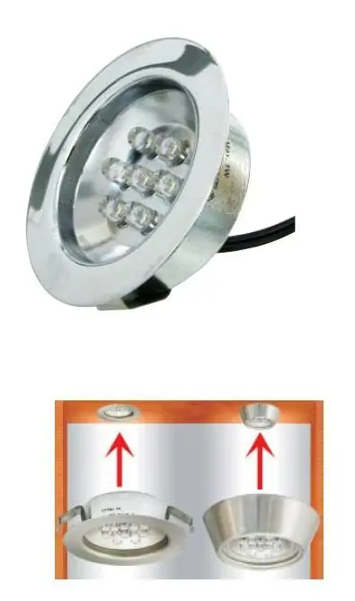Faretto da incasso con led in metallo Finitura Cromo Prezzo Conveniente