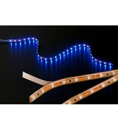 Spedizione Espresso Striscia flessibile impermeabile con 66 LED SMD bianco