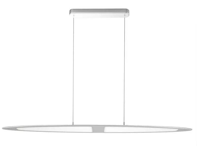 Lampada LED a Sospensione 28W 4000K Ovale Silver A++ Ordina Subito
