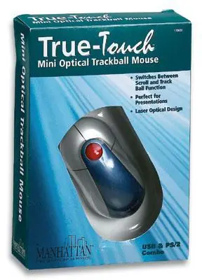 Spedito Oggi Mini mouse ottico con trackball