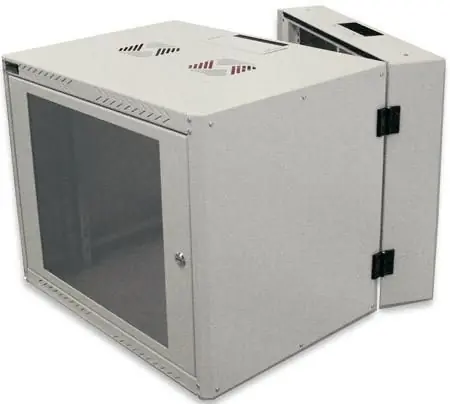 Armadio Rack 19‘‘ da muro 9HE Grigio a 3 sezioni Offerta Lampo
