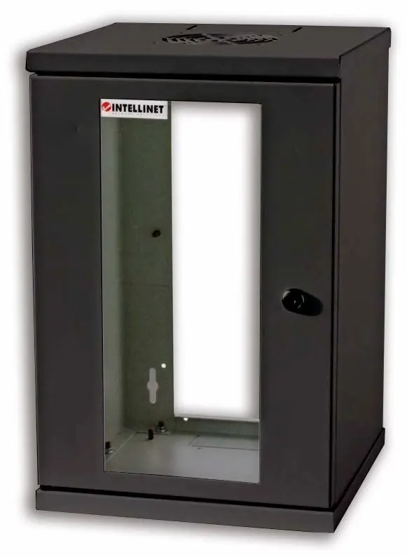 Armadio Rack 10" a muro 9 unità Nero Must-Have