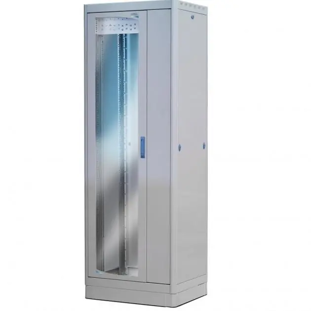 Armadio Rack per Fibra Ottica 19" 800x800 47 unità Grigio Nuova Collezione