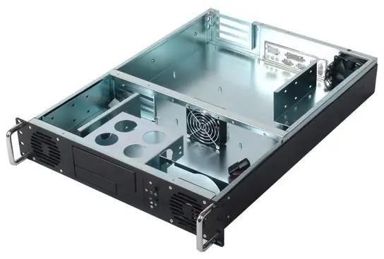 Offerta Lampo Case Industriale da rack per PC 2HE nero Prof. 610 mm