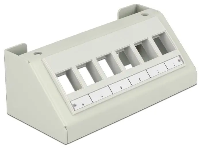 Pannello di Distribuzione 6 porte Keystone Grigio Offerta Del Giorno