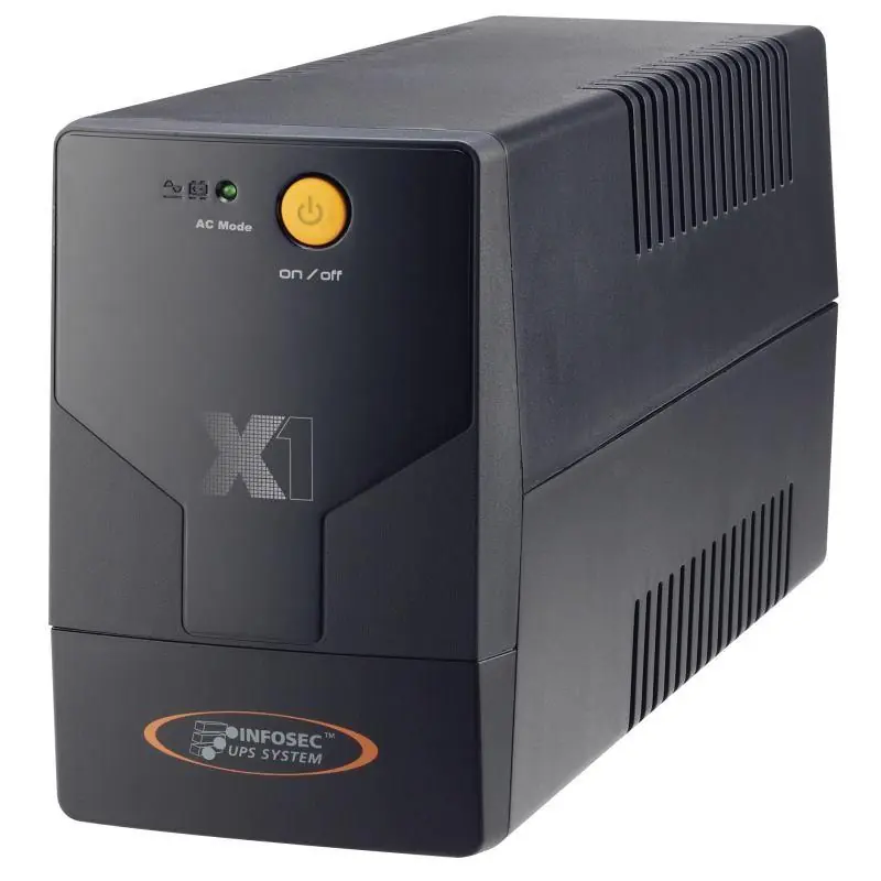 Gruppo di Continuità UPS X1 EX 700VA Line Interactive Nero Spedizione Espresso