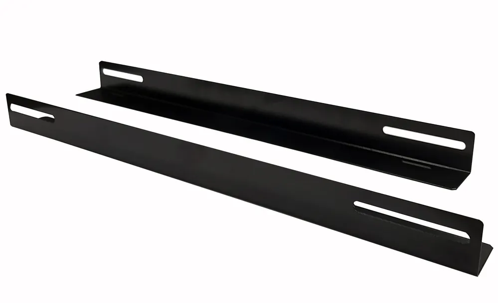 Promo Stagionale Coppia staffe a L Laterale per Rack 19" a Muro Prof. 600mm Nero