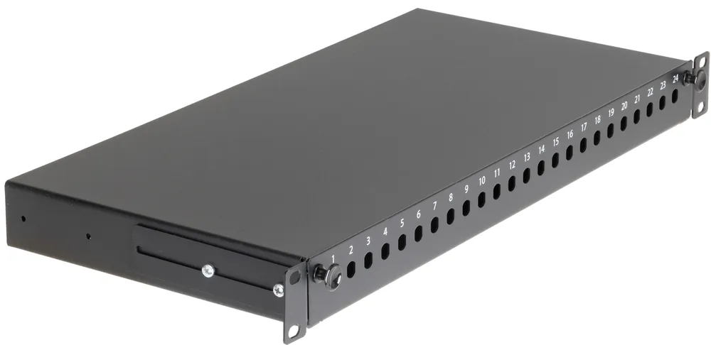 Spedizione Espresso Cassetto Rack 19" Fibra Ottica 24 Porte ST Simplex