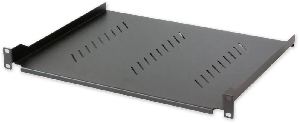 Compra Oggi Stesso Mensola per Rack 19‘‘ 350 mm 1U Nera 2 punti