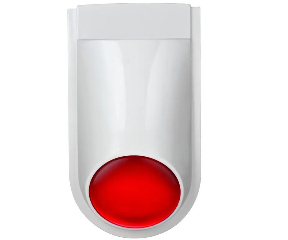 Ultimissimo Modello Sirena 120dB con Lampeggiante Wireless per Sistema Antifurto