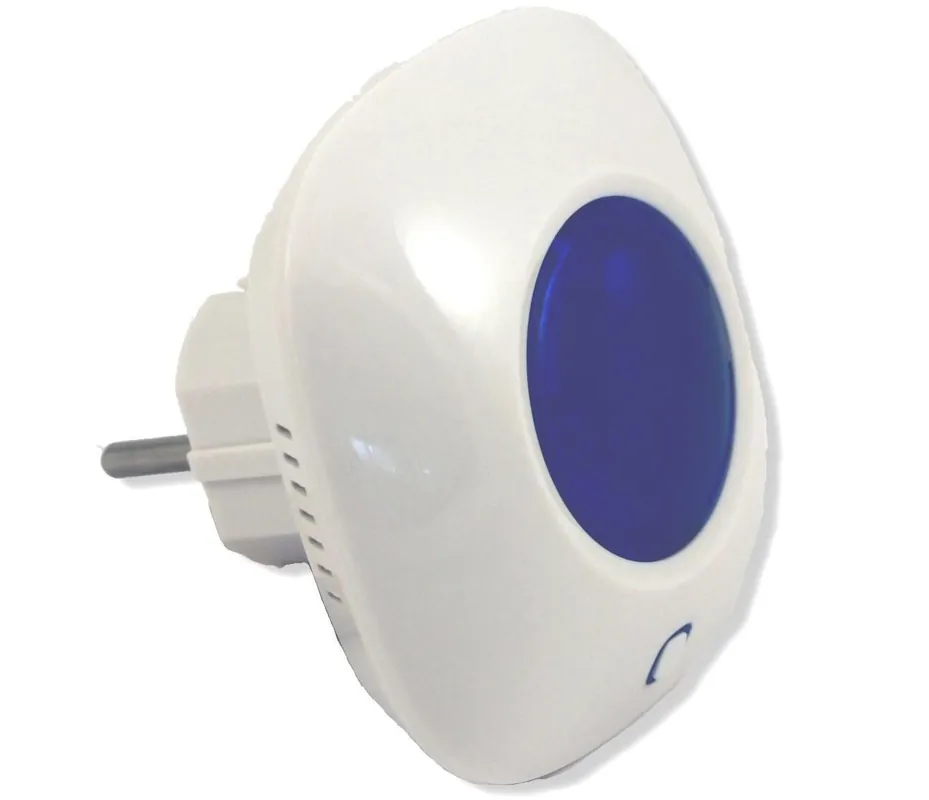 Sirena con Lampeggiante Wireless da Interni per Antifurto Offerta Del Giorno