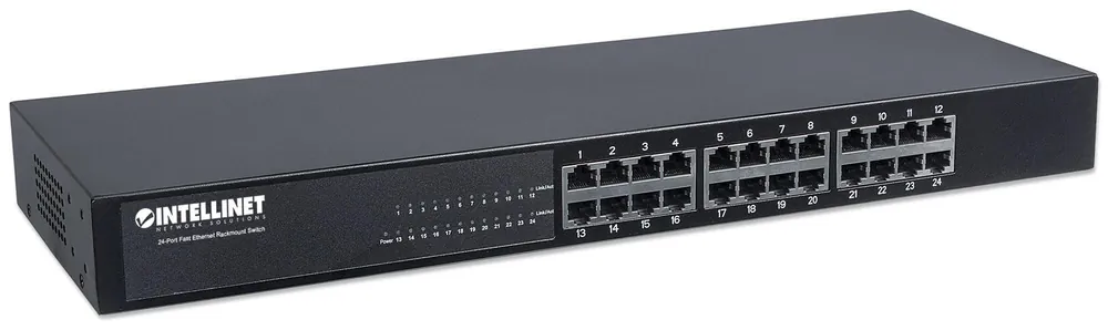 Switch Ethernet 24 porte 10/100Mbps da rack 19‘ Sconto