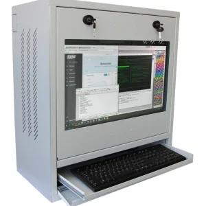 Occasione Imperdibile Armadio di sicurezza PC, monitor LCD e tastiera Grigio Ricondizionato