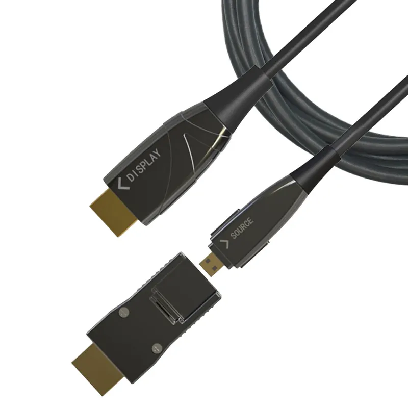 Cavo HDMI™ A/A Micro HDMI™ AOC in Fibra Ottica 4K 100m Pagamento Sicuro