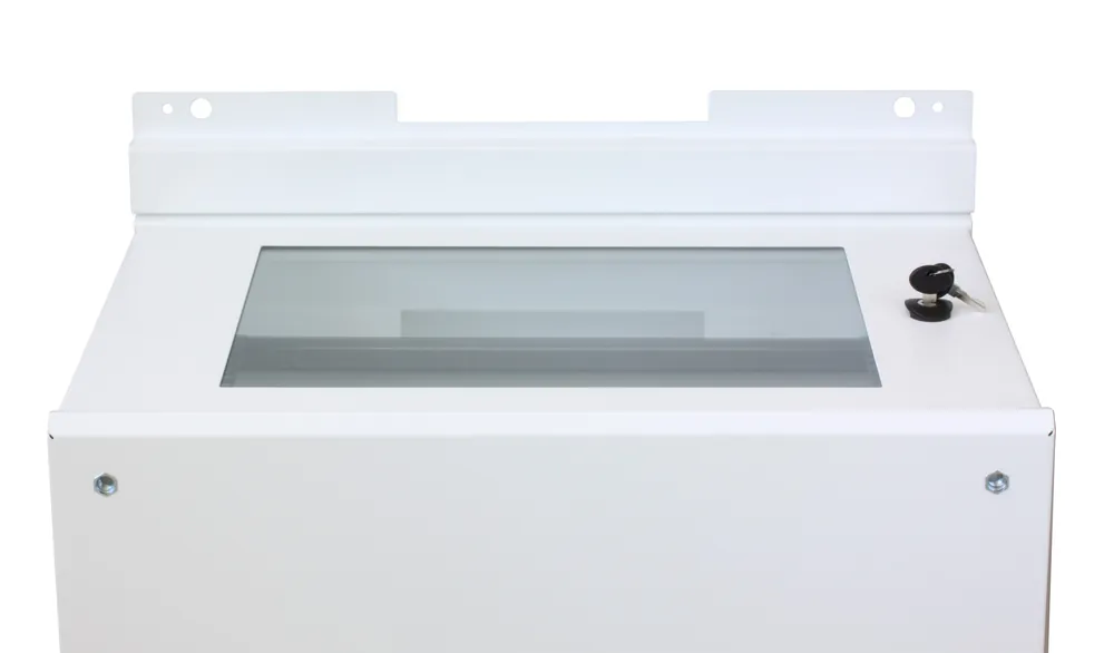 Professionale Staffe a Parete per Fissaggio Armadio Serie EE Bianco