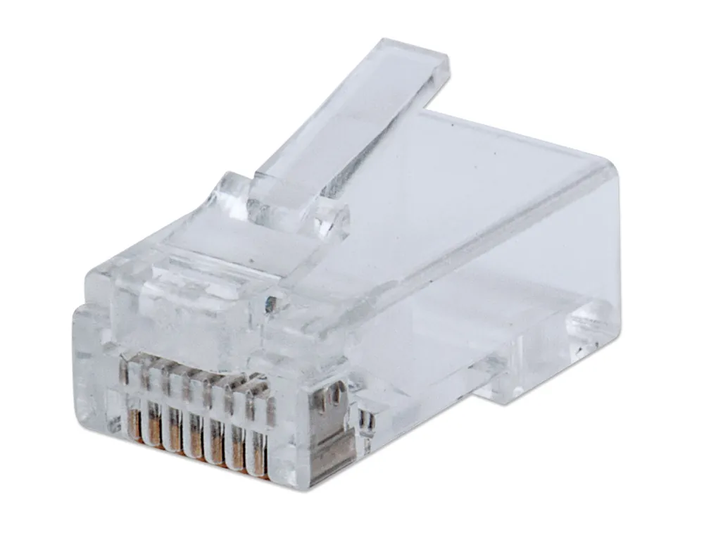 Confezione 50 Plug modulari RJ45 passanti Cat5e FastCrimp Più Venduto