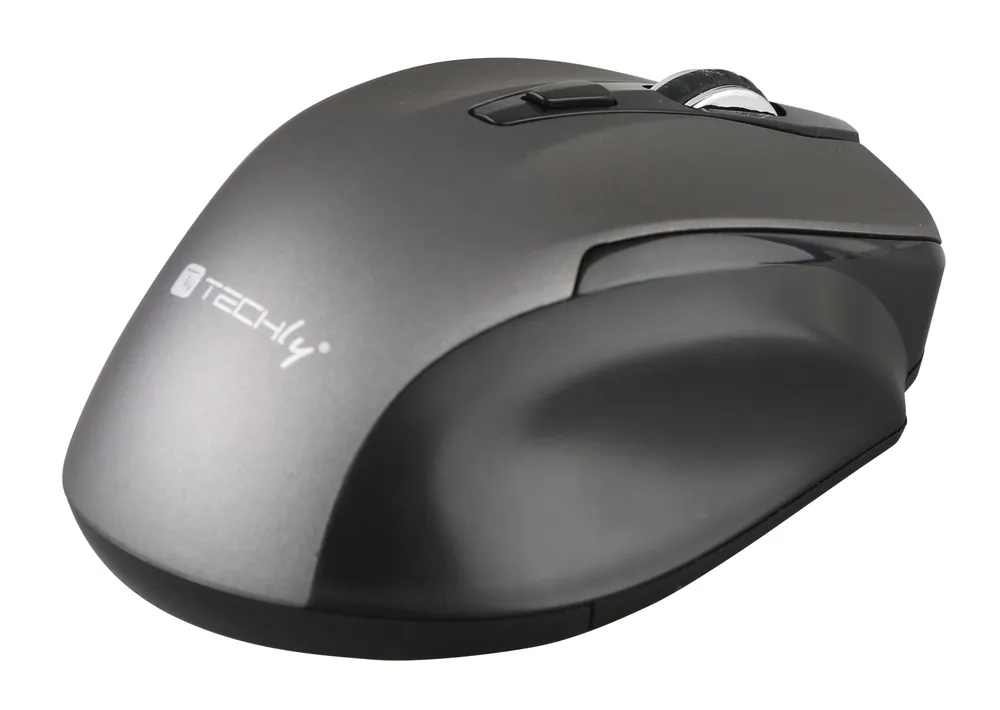 Mouse Ottico Wireless 1600dpi Blister Grigio Scelto Dai Clienti