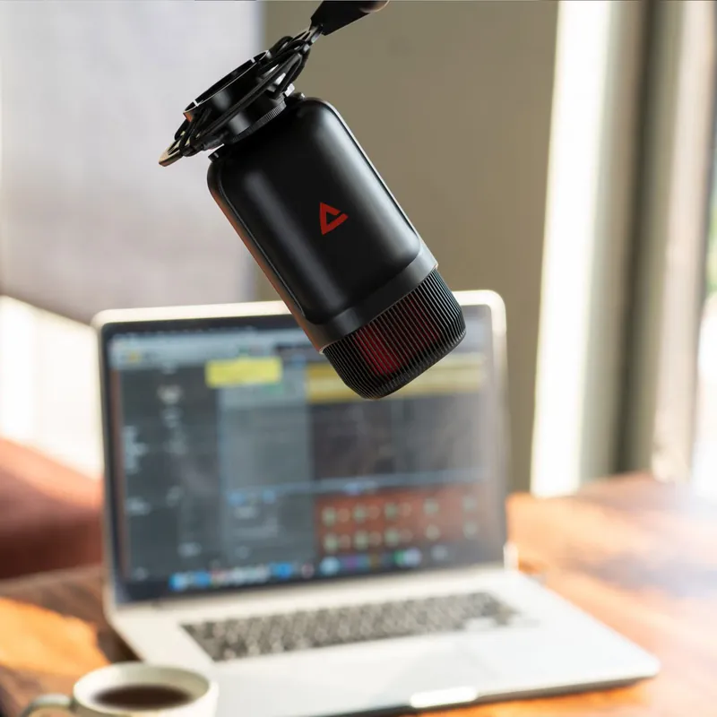 Spedizione Espresso Microfono Mdrill XLR a Condensatore 25 Hz-20 kHz Nero
