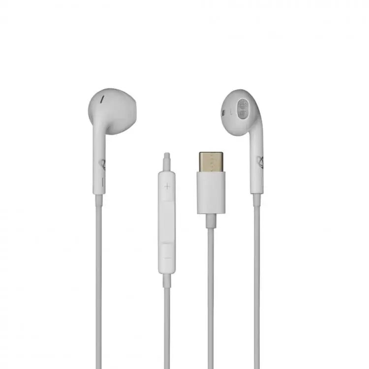 Auricolari Audio Stereo USB-C™ Passivi con Microfono Bianco Occasione Imperdibile